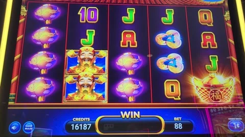 Exploding Wilds Slot Machine Dragon Casino Game Stock Footage 243375145