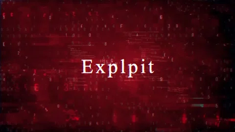 Exploit words in the hacking and cybersecurity Stock Footage 323818020