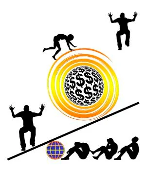 Exploitation Illustrazione stock