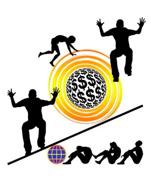 Exploitation Illustrazione stock