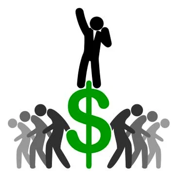 Exploitation of People Illustrazione stock