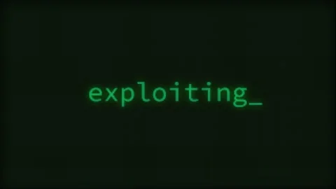 Exploiting, Typing Text, Retro Computer Screen Stock Footage 293704249