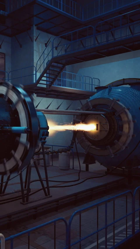Exploration of advanced technology in a futuristic research facility Stock Footage 334245384