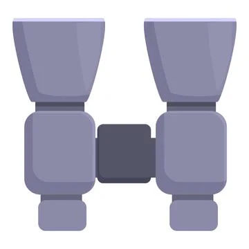 Exploration binoculars icon cartoon vector. Man scientist tool Ilustração Stock