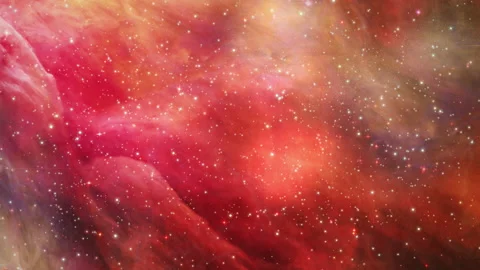 Exploration Cosmic clouds and stellar winds The Orion Nebula animation Stock Footage 132926865