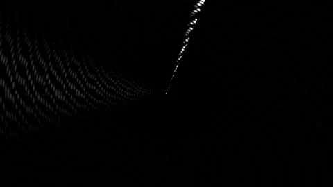 Exploration of light patterns in a dark tunnel environment Stock Footage 339356968