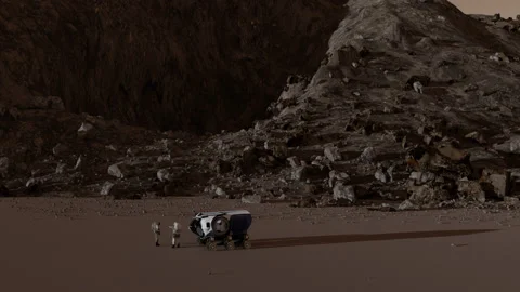 Exploration of Mars Stock Footage 139020556