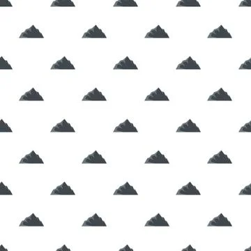 Exploration of mountain pattern seamless Stock Illustration