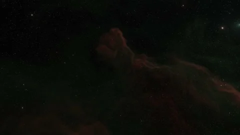 Exploration through outer space towards glowing milky way galaxy Stock Footage 221112899