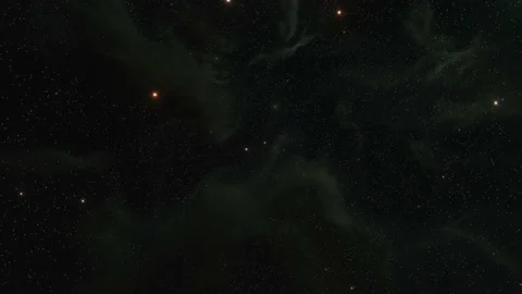 Exploration through outer space towards glowing milky way galaxy Stock Footage 221387411