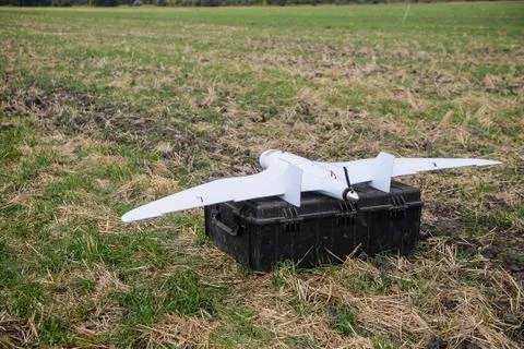 Exploratory drone airplane Stock Photos