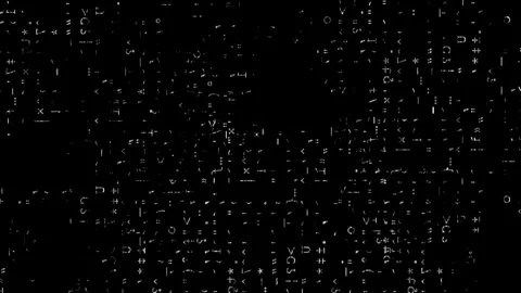Explore abstract digital patterns in dark backgrounds Stock Footage 320388136
