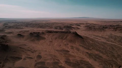 Explore Aerial Views of Altai Mountain Region Landscapes in Mongolia Stock Footage 334129410
