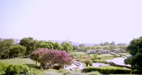Explore AlAzhar Park in Cairo A Serene Urban Oasis and Beautiful Gardens 스톡 동영상 317926151
