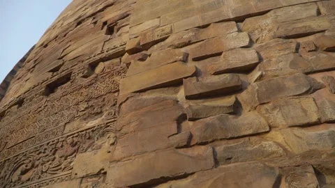 Explore the ancient architecture of Sarnath, a sacred Buddhist site Video stock 311330115