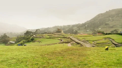 Explore the awe inspiring Inca ruins at Ingapirca,Ecuador,including the Stock Footage 128452129