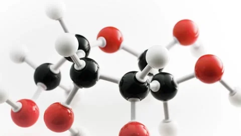 Explore the beauty of abstract molecular structures in science Video stock 320391895