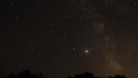 Explore the beauty of the night sky in a remote location Stock Footage 320369978