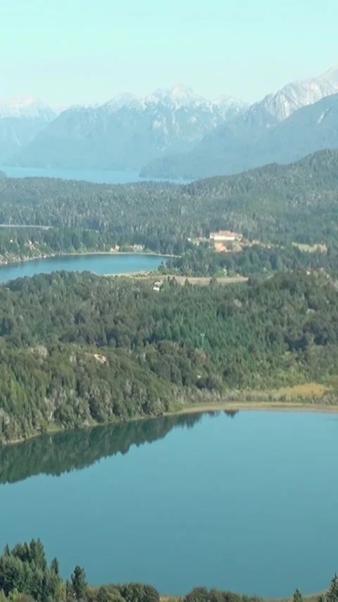 Explore the breathtaking beauty of Los Alerces National Park in Argentina Video stock 299865400
