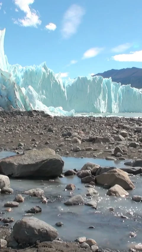 Explore the breathtaking glaciers of Los Alerces National Park in Patagonia Video stock 298859256