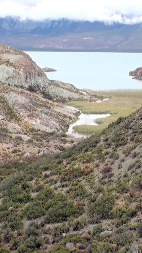 Explore the breathtaking landscapes of Los Alerces National Park in Patagonia Video stock 299461542