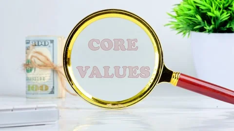Explore the Business Concept Emphasizing Core Values With Engaging Animation to Stock Footage 295795137