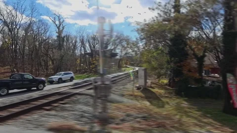 Explore the charming streets of Shepherdstown, West Virginia, surrounded by Stock Footage 321876602