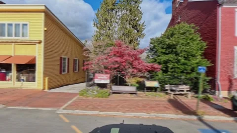 Explore the charming streets of Shepherdstown, West Virginia, with its historic Stock Footage 321877044