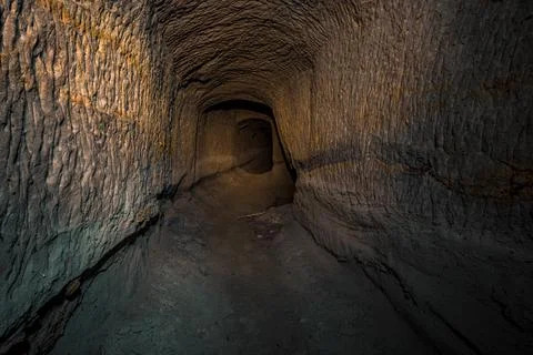 Explore a coal mine in the woods Stock Photos