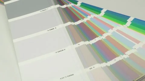 Explore a Colorful and Diverse Range of Sample Papers Perfect for Your Design Stock Footage 287911987