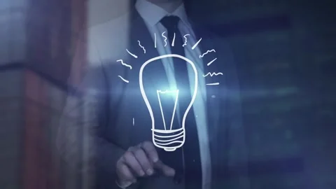 Explore creative ideas for project development and innovation Stock Footage 320407599
