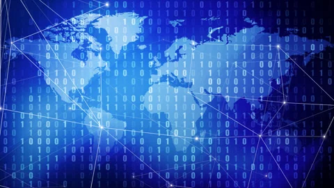 Explore critical role of algorithms in fortifying cyber security in digital Stock Footage 255312896