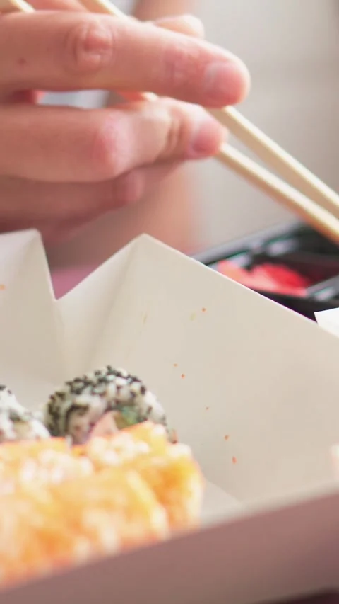 Explore the Delicious Varieties of Sushi Rolls A Feast for All Your Senses and Stock Footage 281151211