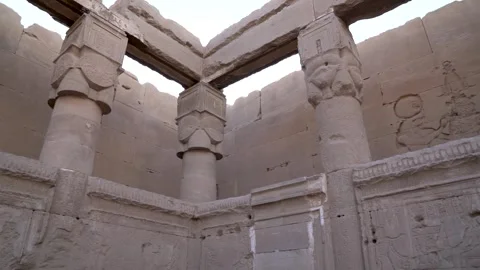 Explore Dendera Temple of Hathor in Egypt, a WellPreserved Ancient Site 스톡 동영상 317927079