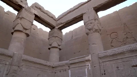 Explore Dendera Temple of Hathor in Egypt Unveiling Ancient Wonders 스톡 동영상 317927208