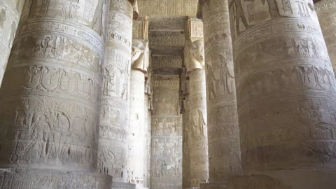 Explore Dendera Temple of Hathor Egypts Best Preserved Ancient Site Stock Footage 317926877