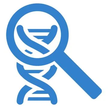 Explore Dna Icon Illustrazione stock