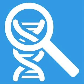 Explore Dna Icon Illustrazione stock