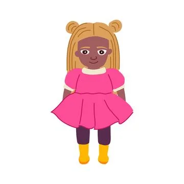 Explore doll toy cartoon vector illustration Stock Illustration