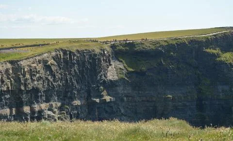 Explore the Dramatic Cliffs and Scenic Views of a Coastal Landscape Stock Photos