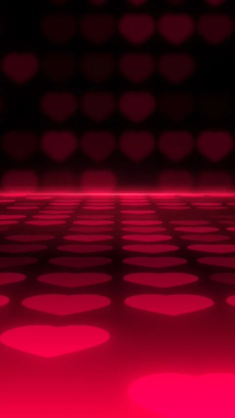 Explore a dynamic abstract backdrop filled with animated hearts Stock Footage 313888157