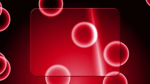 Explore dynamic animation featuring vibrant red background effects and circular Stock Footage 301301735