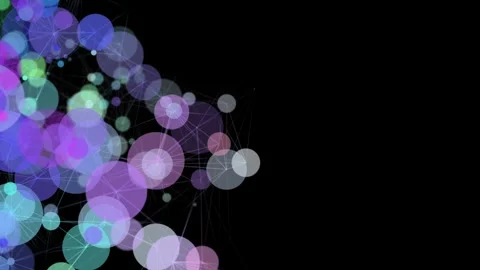 Explore the dynamic flow of network connectivity in 4K Stock Footage 338096445
