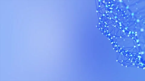 Explore the dynamic flow of network, dots and lines connectivity in 4K Stock Footage 338096782