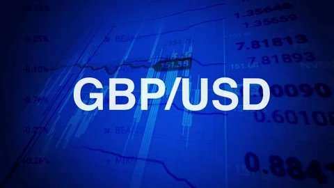 Explore dynamic Forex trading visuals depicting GBP/USD exchange rates. Gain 動画素材 270035950