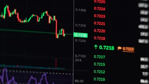 Explore the dynamic texture of cryptocurrency trading in this video Stock Footage 322551041
