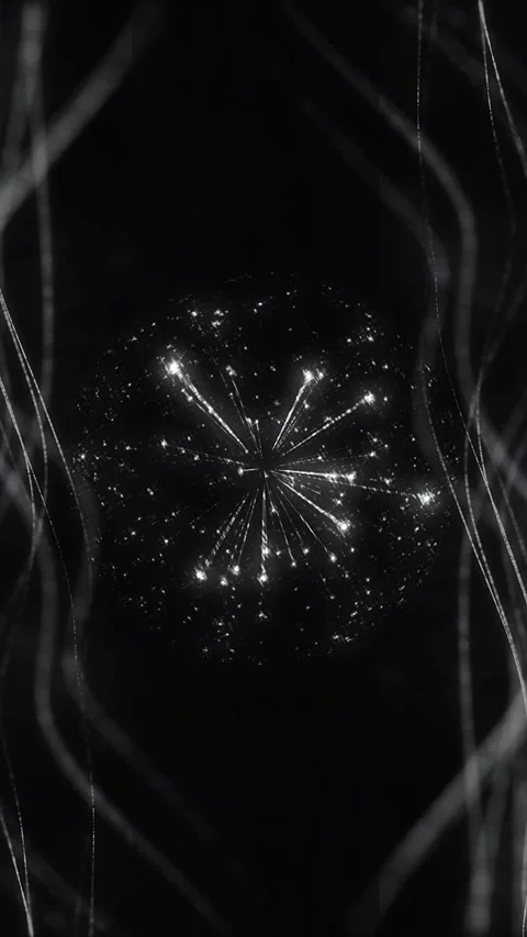 Explore an engaging abstract visual with glowing elements and fluid patterns Stock Footage 314499994