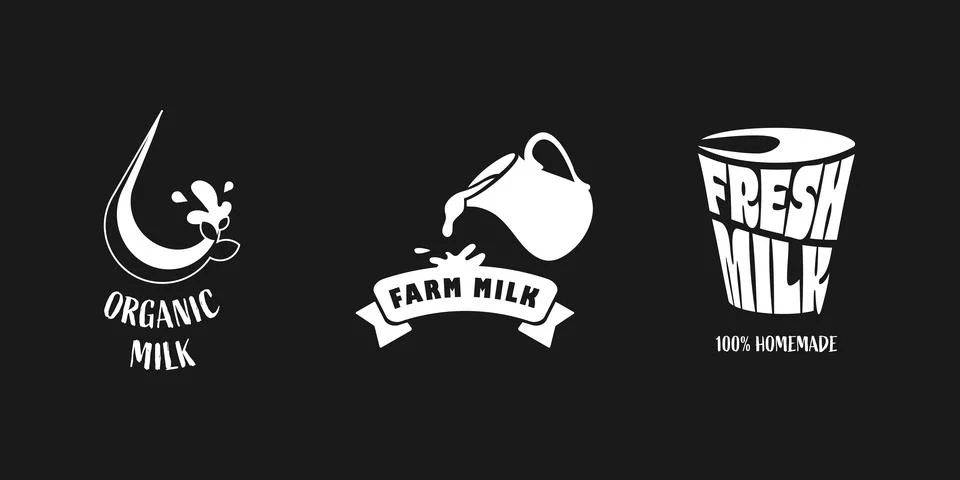 Explore environmental conservation through milk branding and infographics Ilustración de archivo
