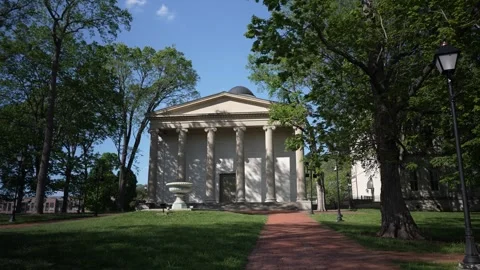 Explore Frankforts Historic Old State Capitol in Greenery Stock Footage 311932354