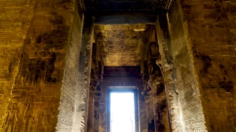 Explore Hathor Temple in Dendera Egypt Stunning Architecture and Rich History Stock Footage 317926966